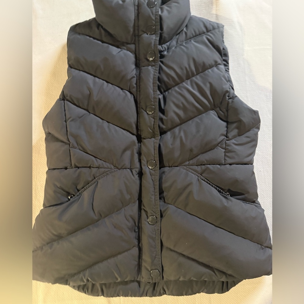 J. Crew Quilted Puffer Vest - Gray